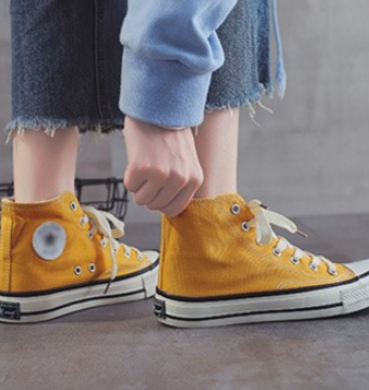 High-top Canvas Sneakers 2