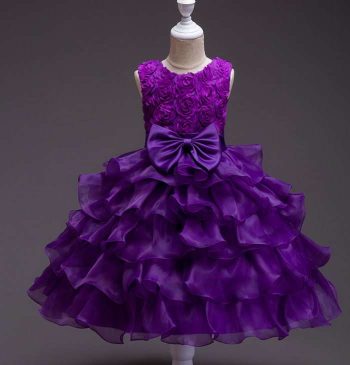 Bloemenmeisjesjurk Afbeelding 2