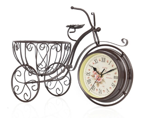Retro Wall Clock - Black