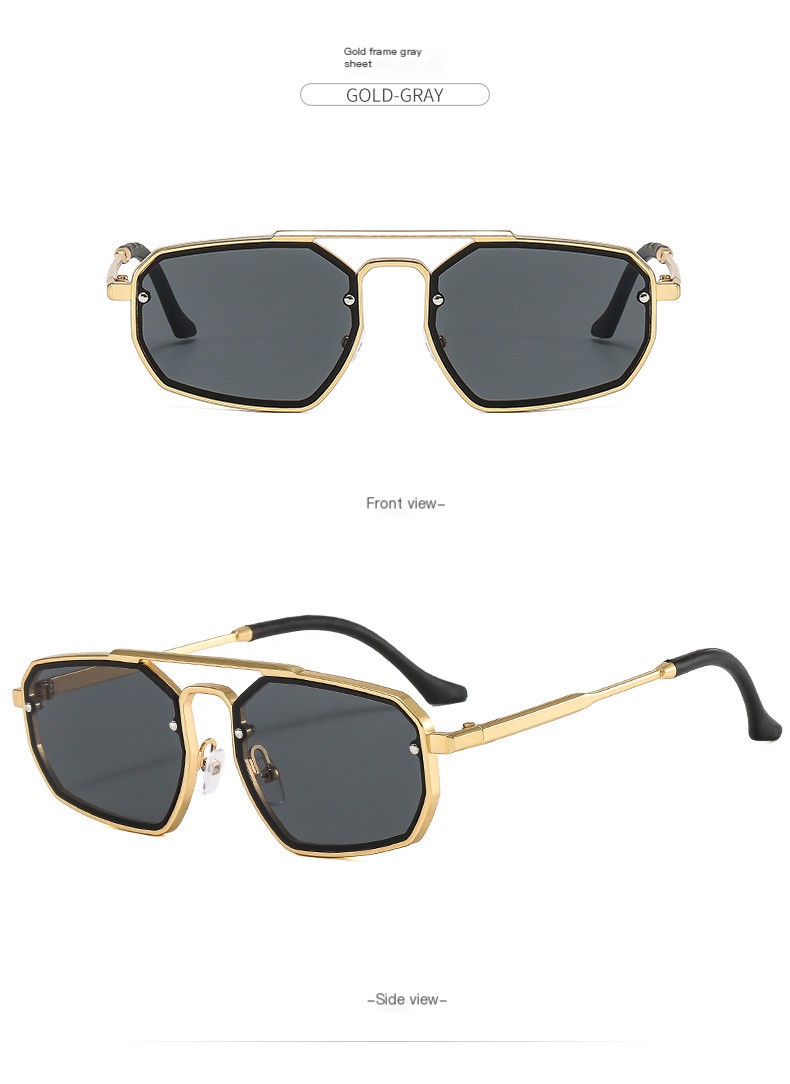 Double-beam sunglasses