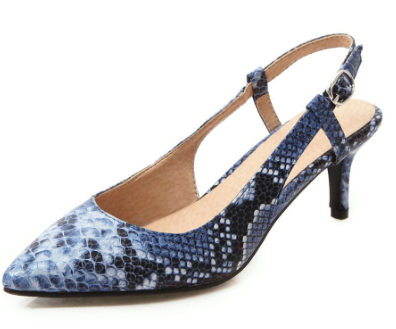 Fashion Sandals - Snake Pattern