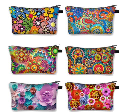 Geometric Cosmetic Bag