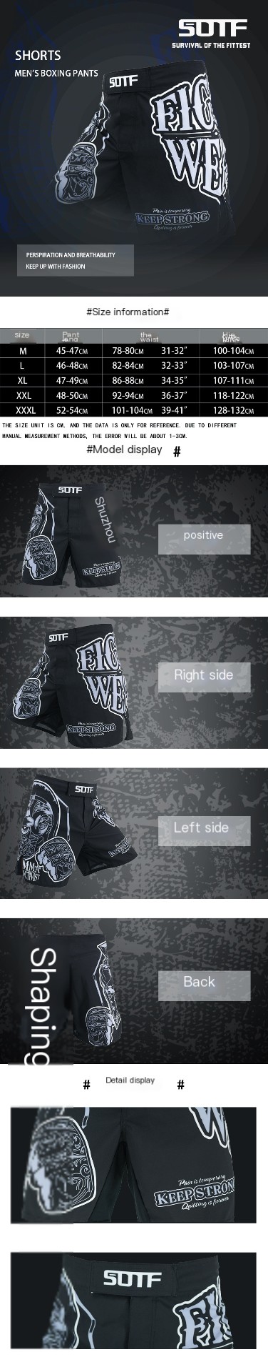 Fight Training Shorts Image 2