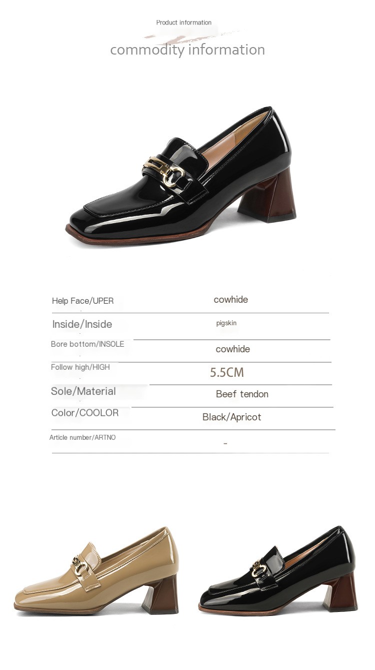 Stylish Anti-slip Leather Corrective Shoes