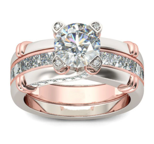 Engagement Ring in Rose Gold