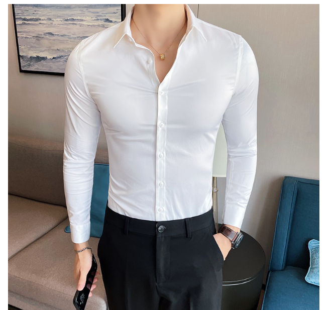 Solid Dress Shirt 1