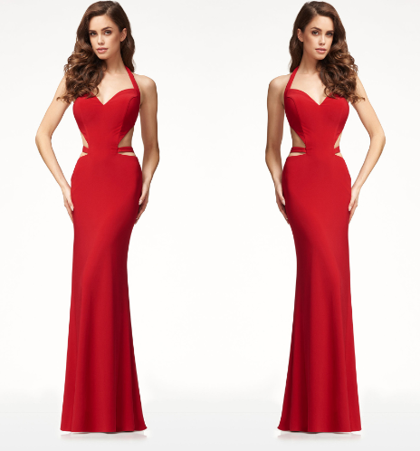 Sleeveless Halter Dress Image 4