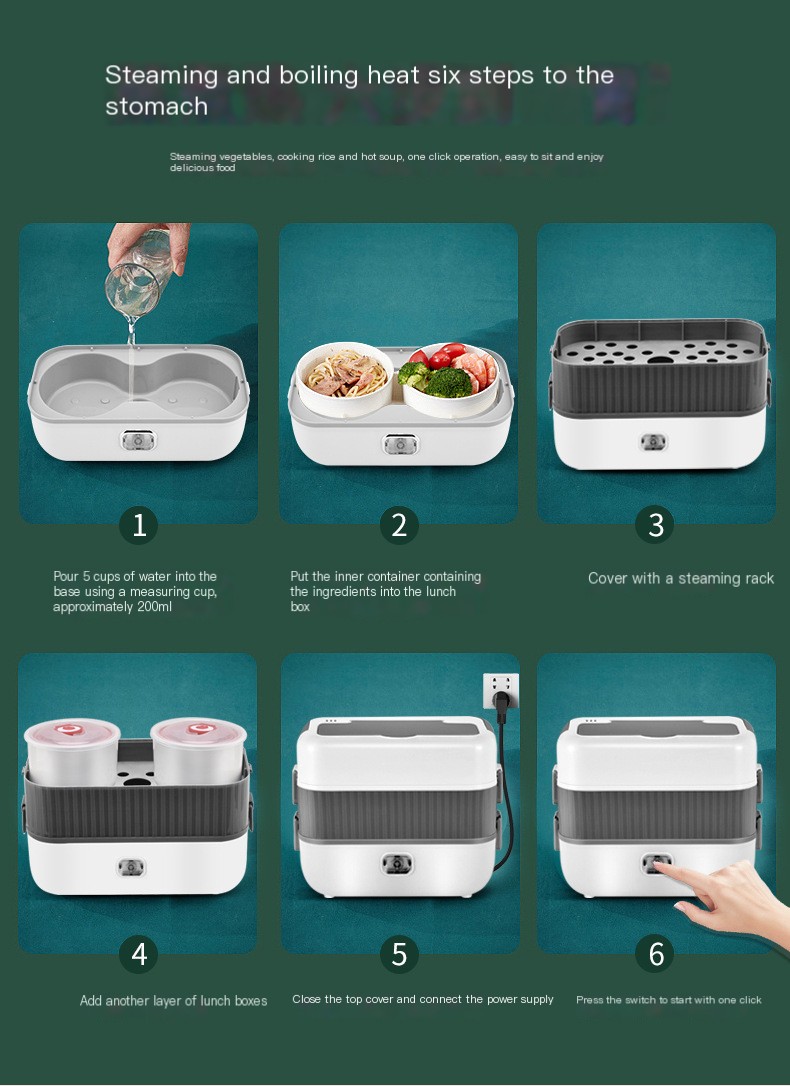 Electric Lunch Box Portability
