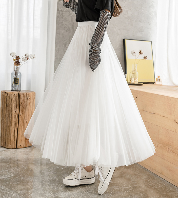 Net Yarn Fairy Oversized Skirt Image 6