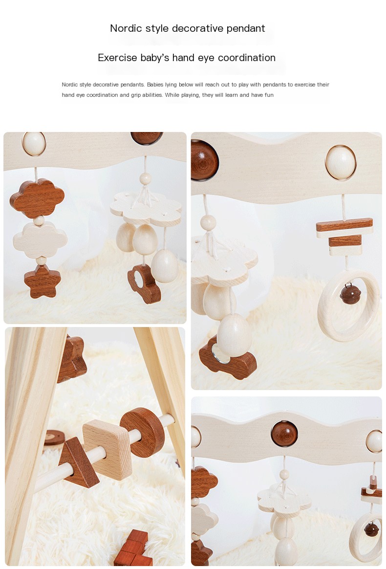 Timber Tots Wooden Play Gym Image 2