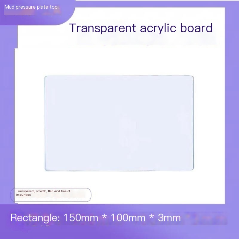 Acrylic Hollow Pressing Mud Stick