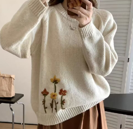 Cream Sweater