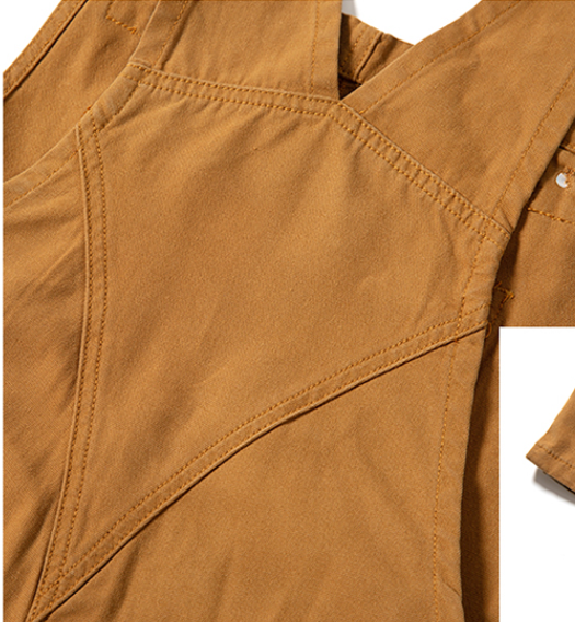 Zipper Pocket Suspender Trousers 4