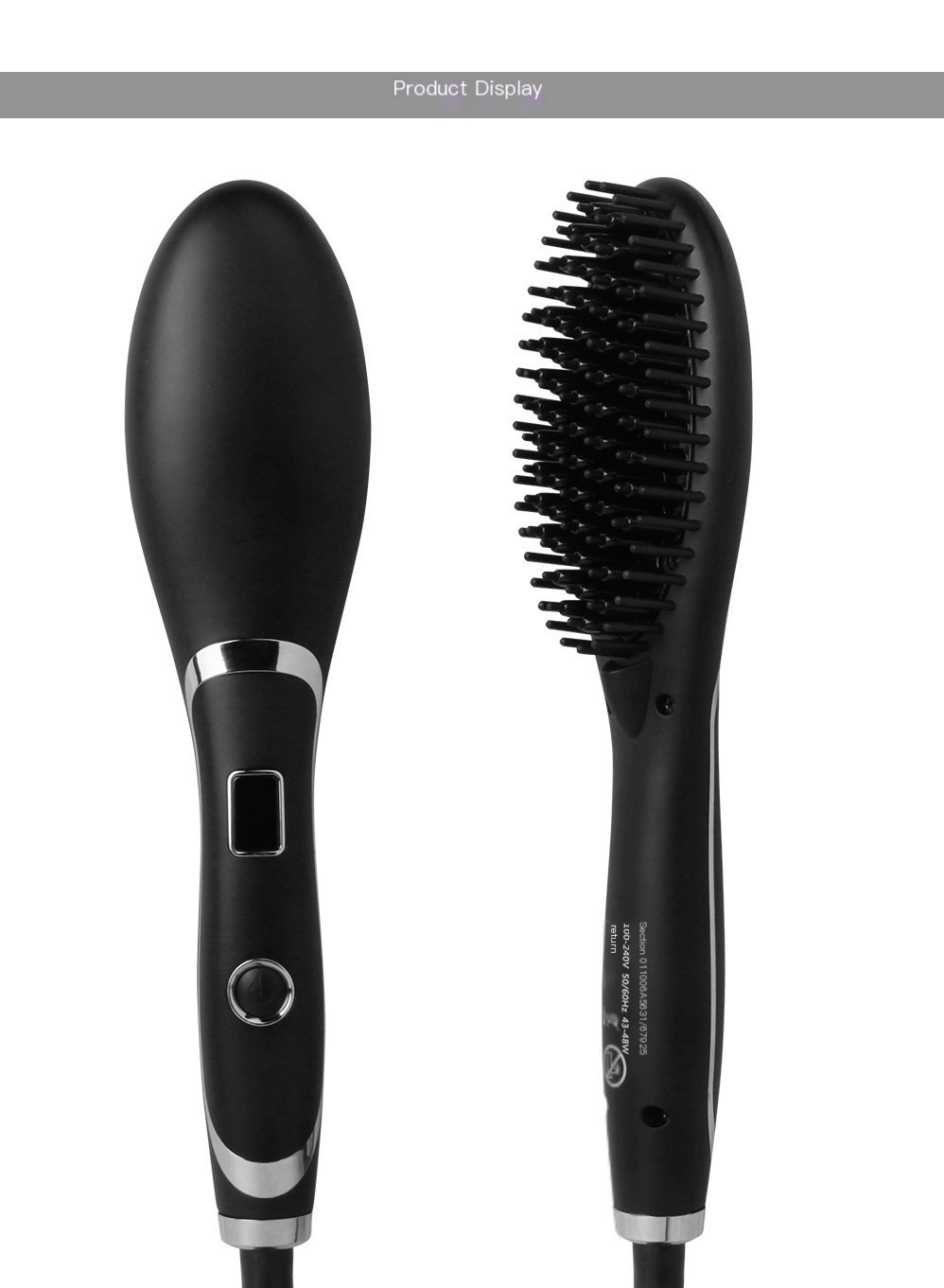 Ceramic Hair Straightening Brush Image 6