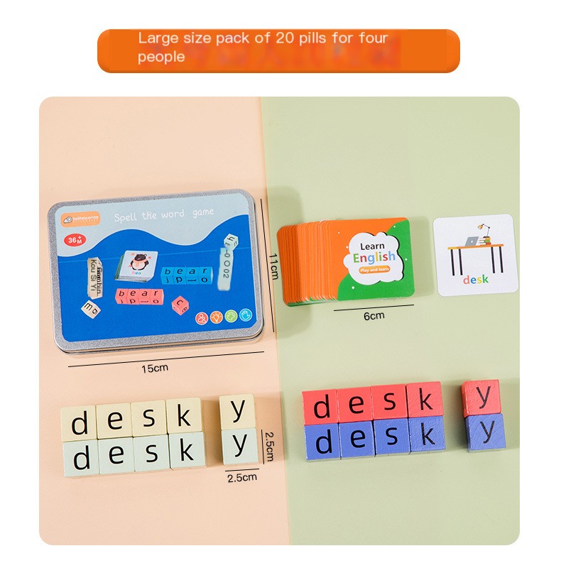Spelling Word Block Toy 7
