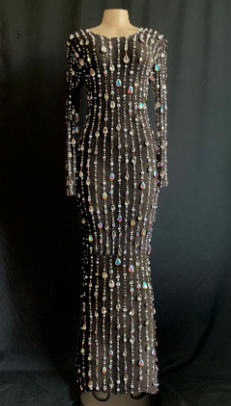 Women's Rhinestone Dress 4