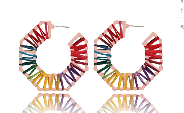 Raffia Earrings 6