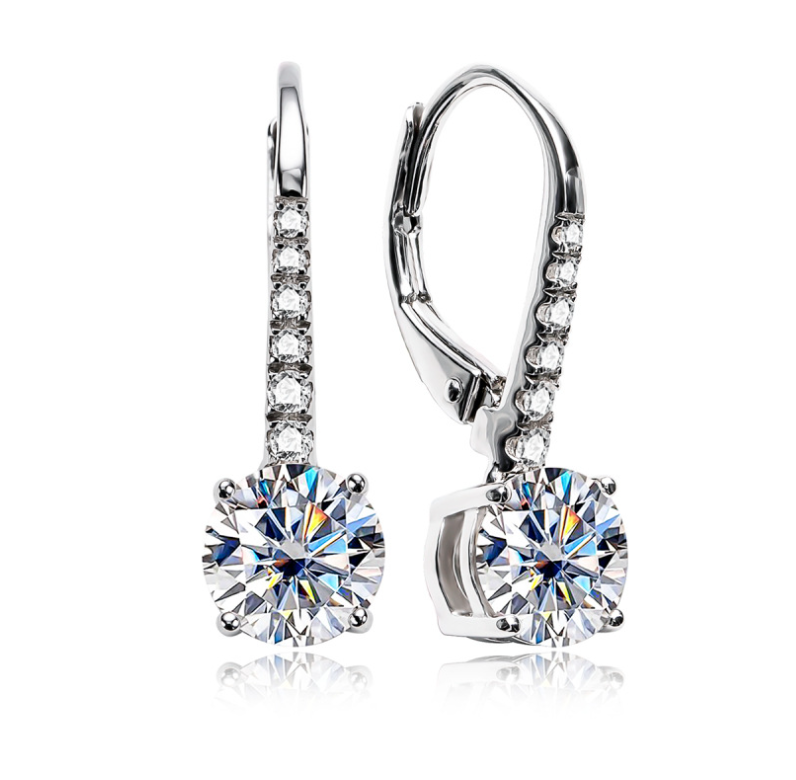 Moissanite Earrings Image 2
