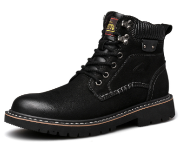 Men's Casual Martin Boots - Brown Color