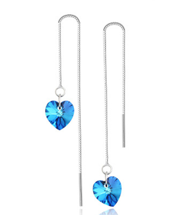 Ocean Heart Earrings