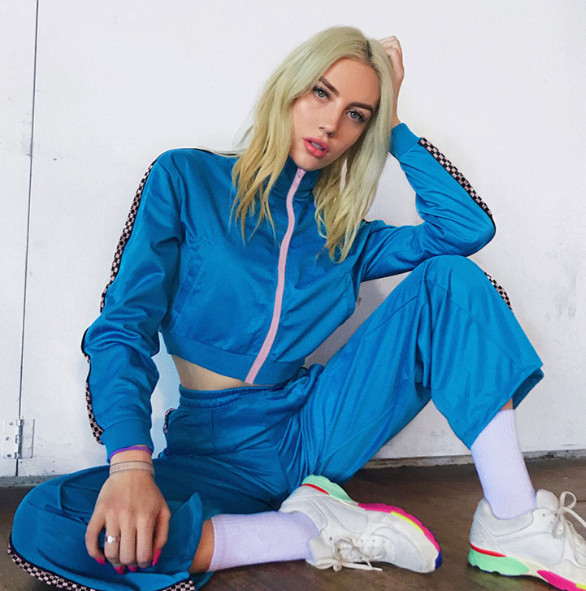 Zippered Hoodie Suit Image 4