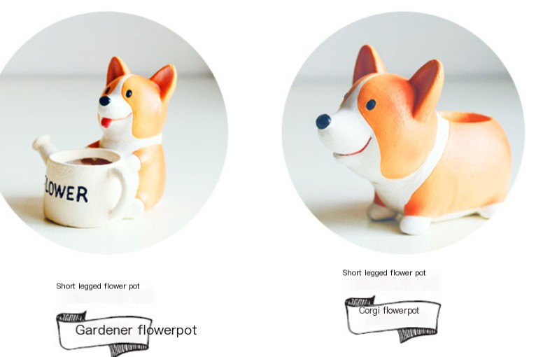 Cute Corgi Planter
