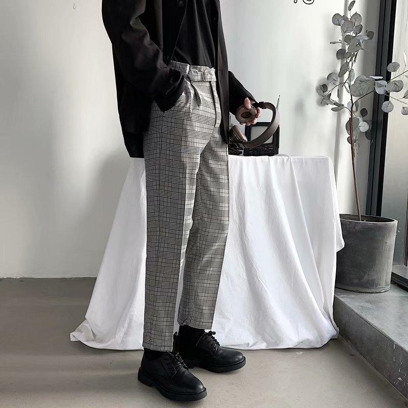 Stylish Plaid Trousers Outfit