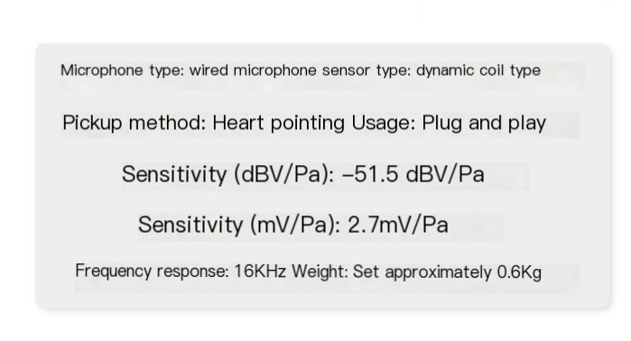 Metal Wired Microphone Image 11
