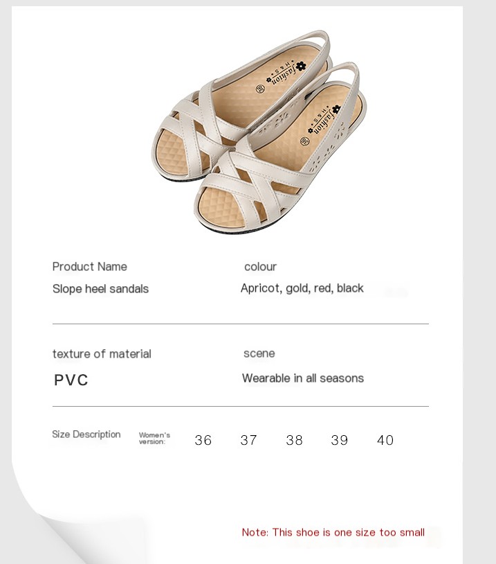 Hollow Sandals Image 1
