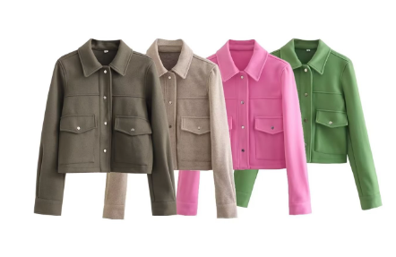 THE KONF™ Short Wool Coat Details