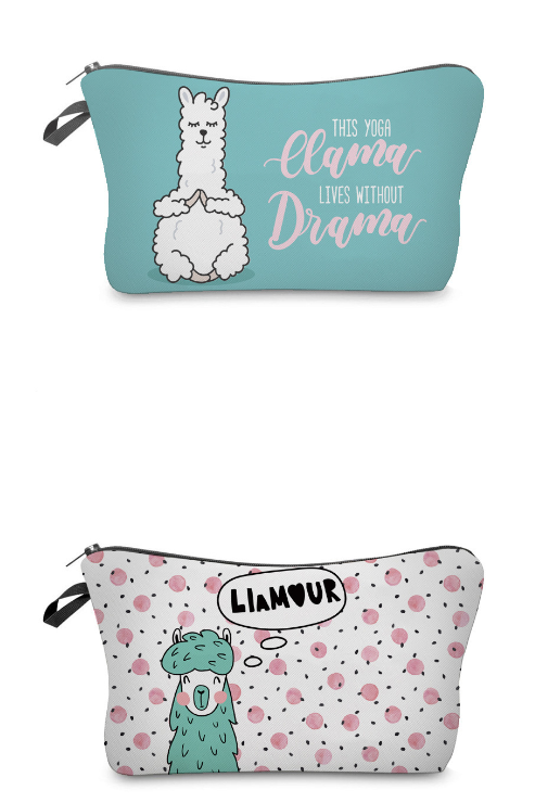 3D Llama Cosmetic Bag 6