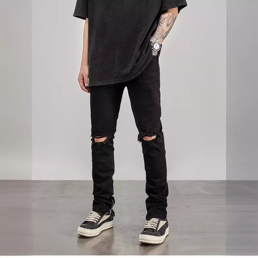 Different Angles of Denim Jeans