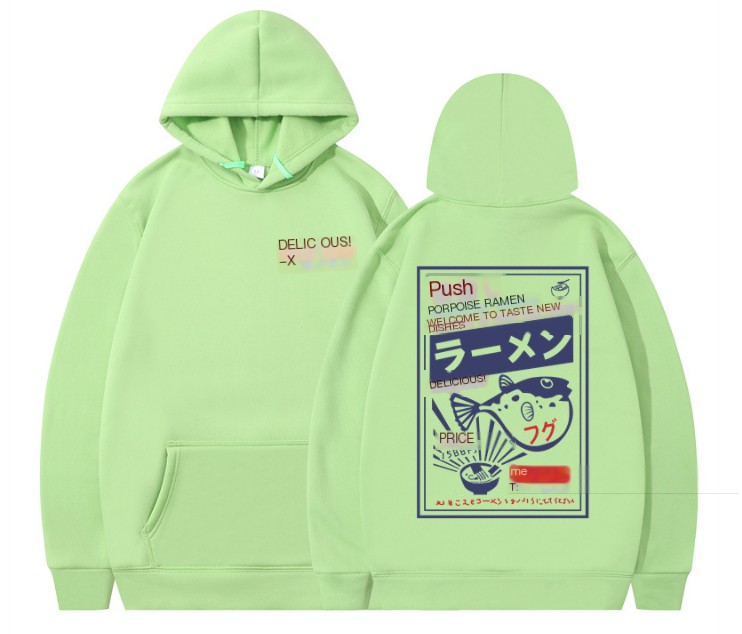 Cartoon Print Hoodie 5