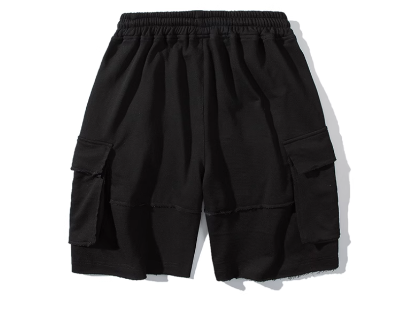 Ripped Seam Cargo Shorts 6