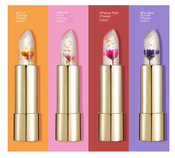 Flower Lipstick Application