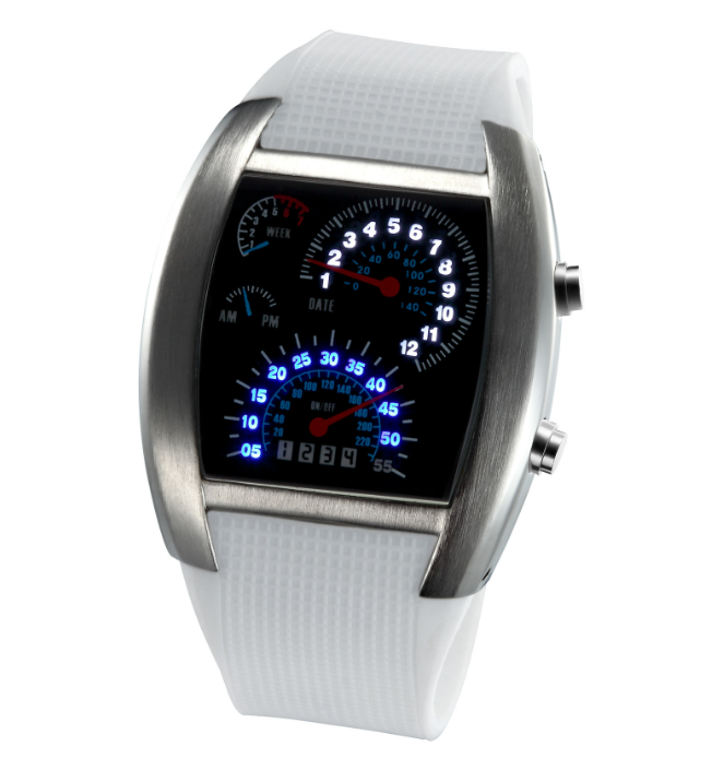 LED Electronic Aviation Watch