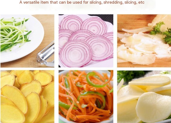Portable High Quality Stainless Steel Potato Cucumber Carrot Grater Julienne Peeler Vegetables Fruit Peeler Vegetable Slicer