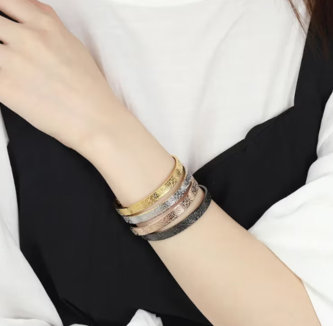 Engraved Stainless Steel Bracelet 3