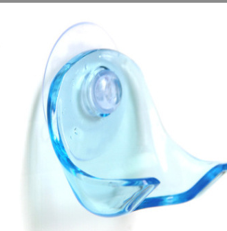 Gray Suction Cup Razor Holder