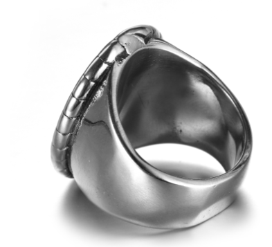 Retro Skull Ring Image 3