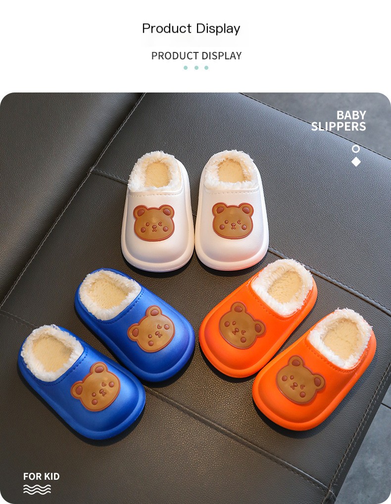 Children's cotton slippers