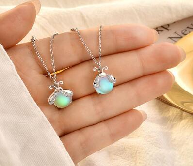 Aurora Firefly Necklace
