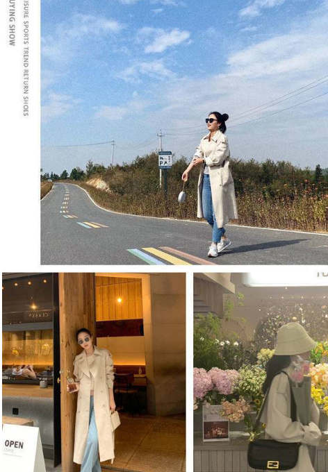 Mid-length Trench Coat Image 5