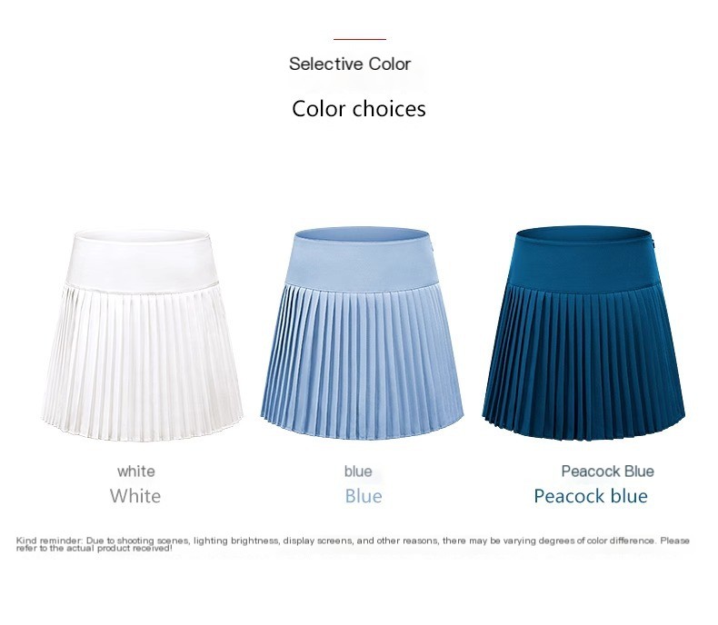 Falda golf azul cielo