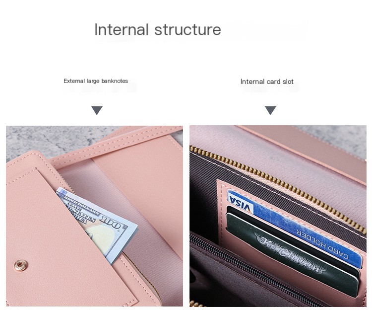 Women Wallet Deep Powder