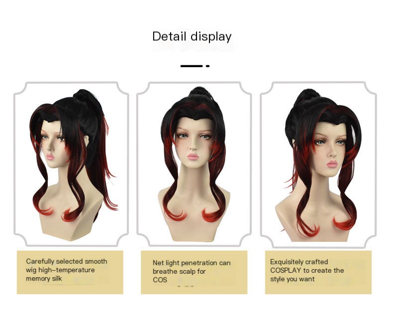 Demon Slayer Cosplay Wig Image 9