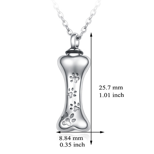 Dog Bone Ashes Necklace Image 2