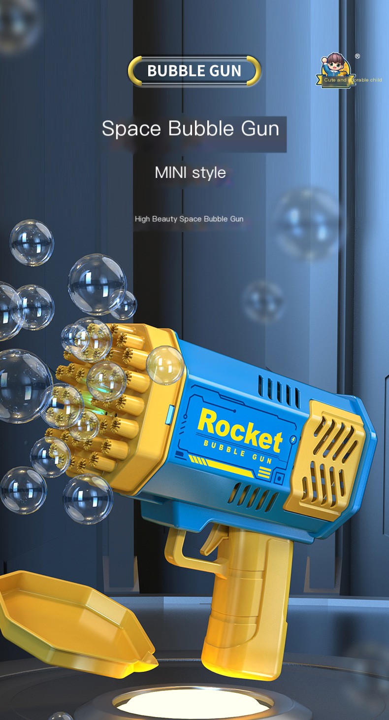Electric Rocket Bubble Gun