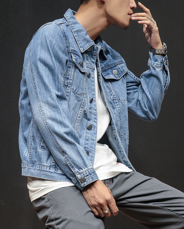 Men's Denim Jacket Image 4