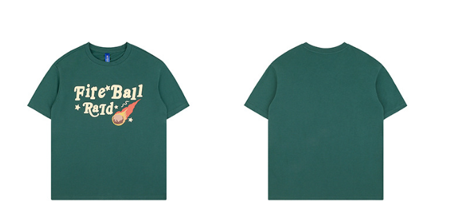 Casual Letter T-shirt in Black